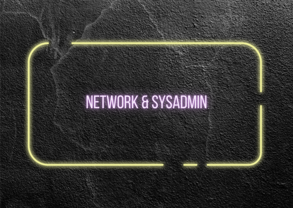 network & Sysadmin