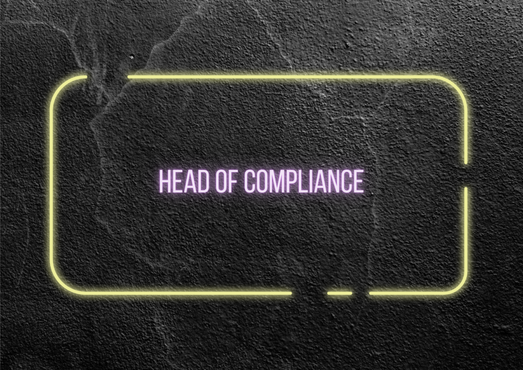 head of compliance